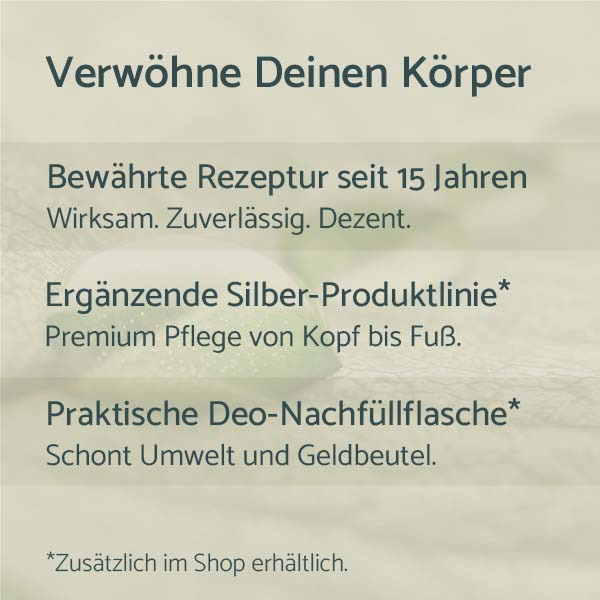 Silber-Deo-Spray nach Dr. Schuhmacher mit Vorteilen