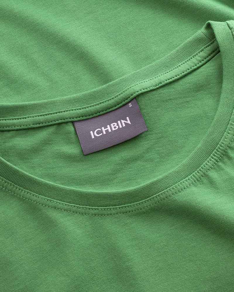 ICHBIN T-Shirt Damen Grün Nackenlabel