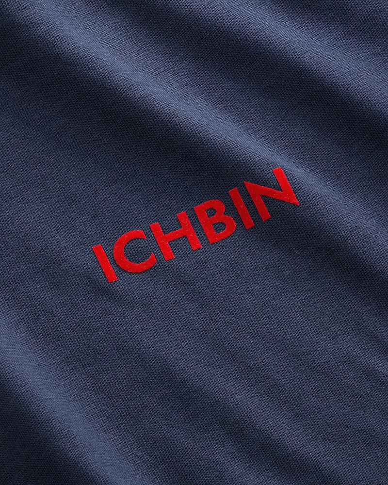 ICHBIN T-Shirt Damen Herzensgüte Navy/Rot