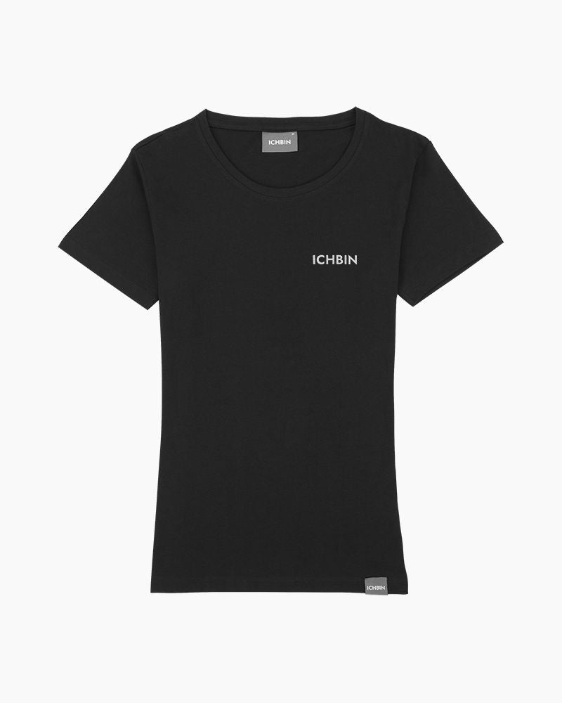 ICHBIN T-Shirt Herzensgüte Schwarz/Hellgrau