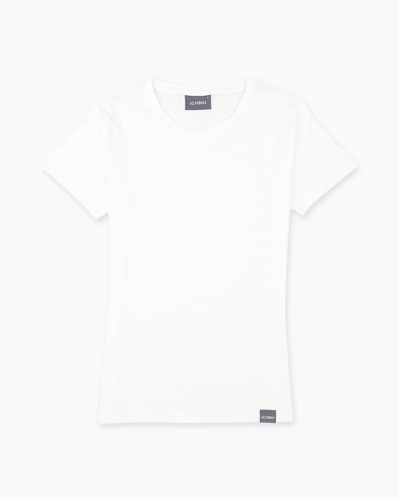 ICHBIN T-Shirt Damen Seelenfrieden Weiß
