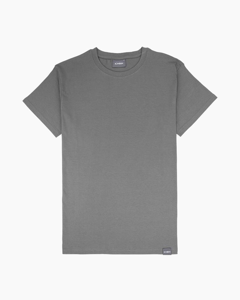 ICHBIN T-Shirt Herren Seelenfrieden Grau