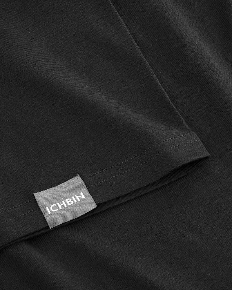 ICHBIN T-Shirt Flaglabel Schwarz