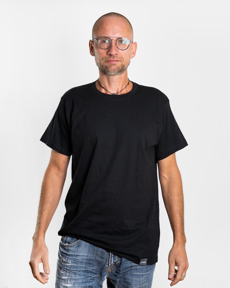 ICHBIN T-Shirt Herren Seelenfrieden Schwarz
