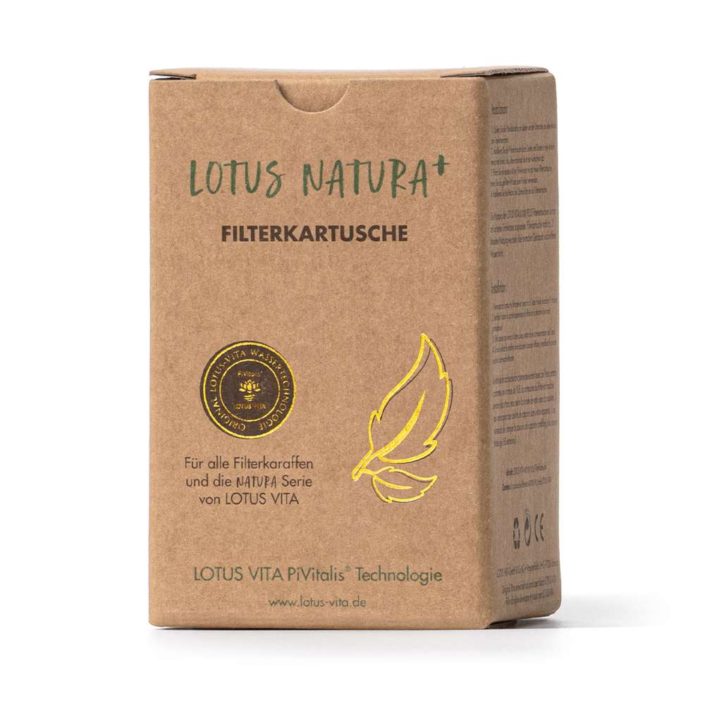 Lotus Vita Filterkartusche für Filterkannen Natura Plus Verpackung