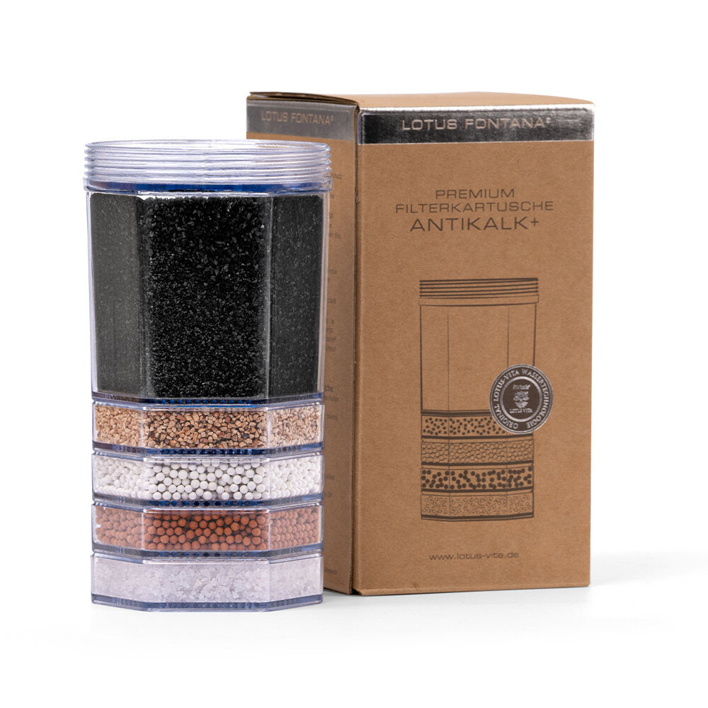 Lotus Fontana Anitkalk Premium Filterkartusche mit Verpackung