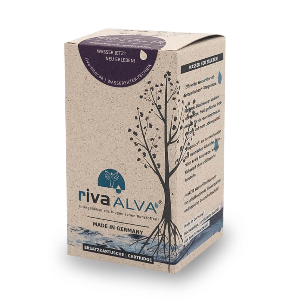 rivaALVA-S Viva EM Ersatzkartusche | Wasserhahnfilter mit EM Keramik verpackung