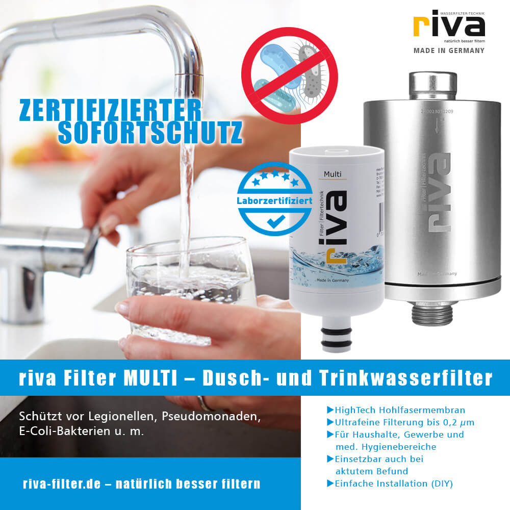 riva MULTI Trinkwasserfilter infografik