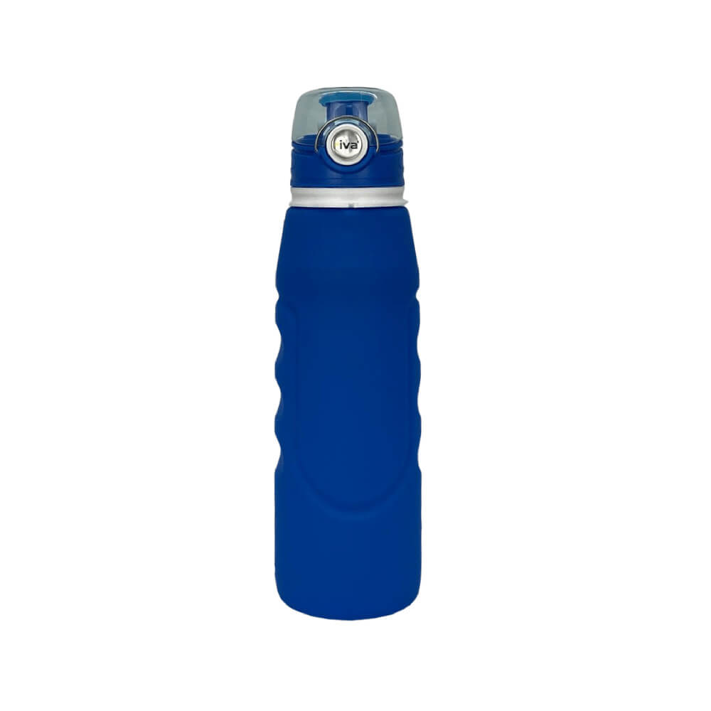riva PURA Outdoor Wasserfilterflasche 1 Liter - Blau Faltbar